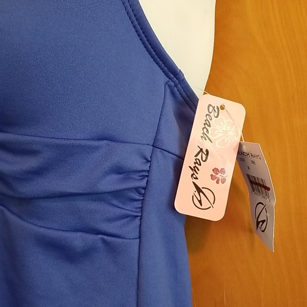 NWT Beach Ray's Tankini Top Medium - Picture 4 of 12
